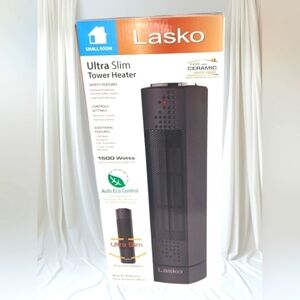 Lasko Ultra Slim Tower Heater 1500 W New
